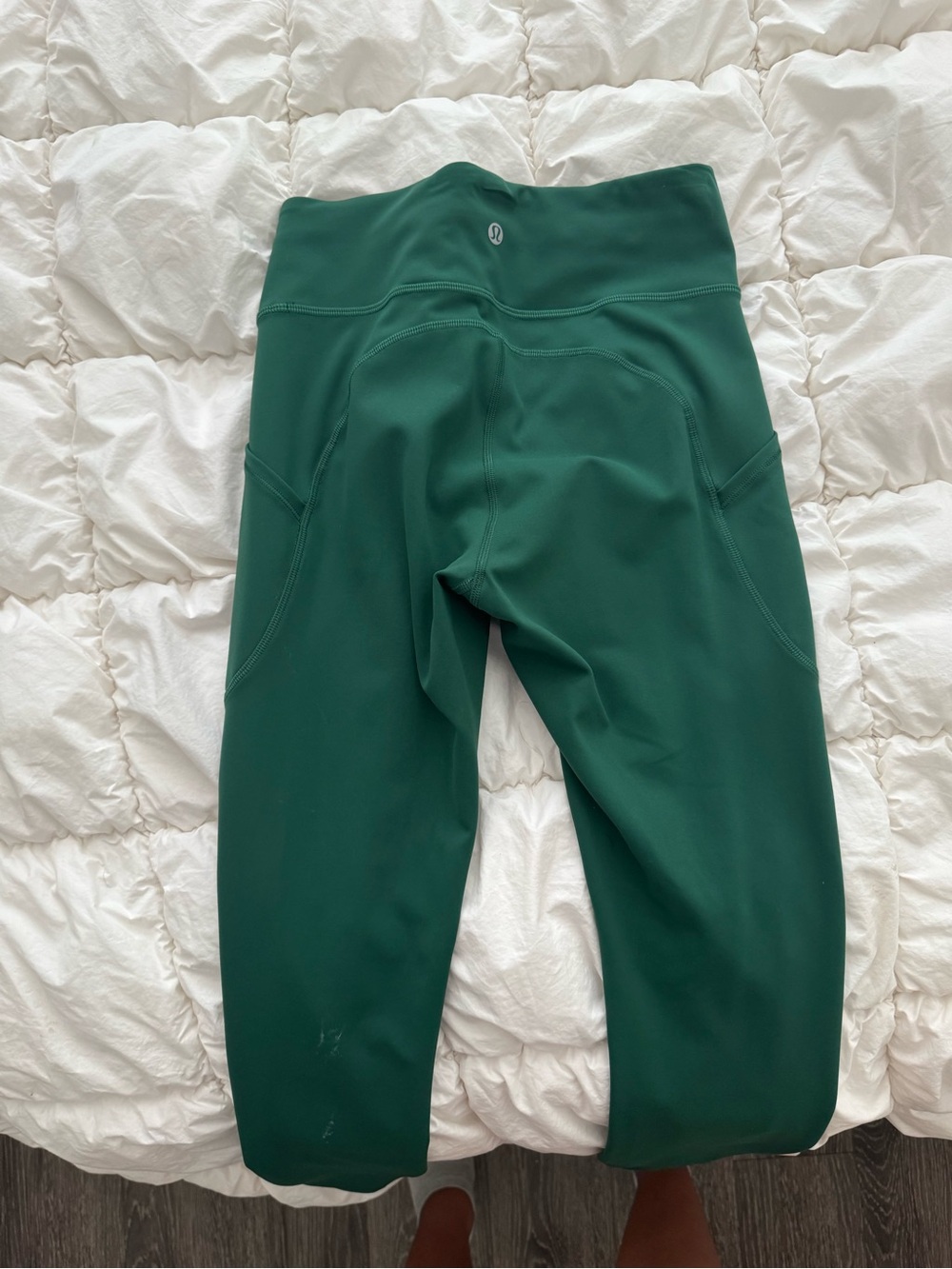 lululemon athletica Forest Green Leggings with Side Pocket - Picture 3 of 6